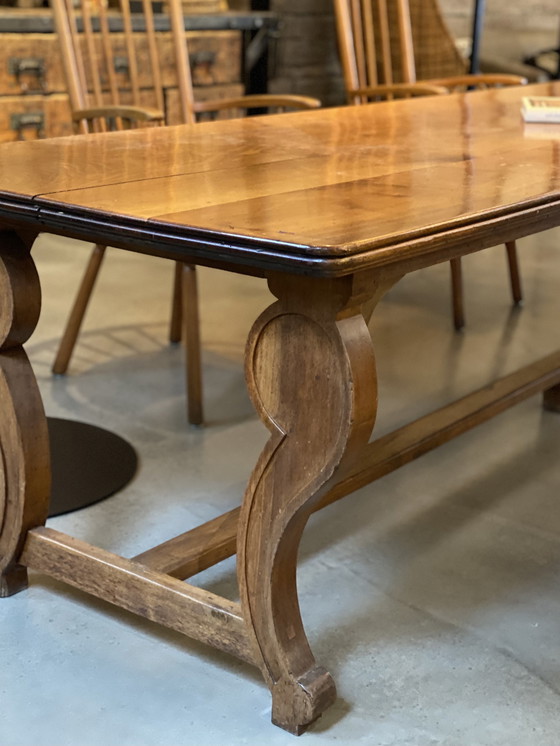 Image 1 of Monastery table refectory table Monastery table country house dining table France 18th/19th century walnut 325cm