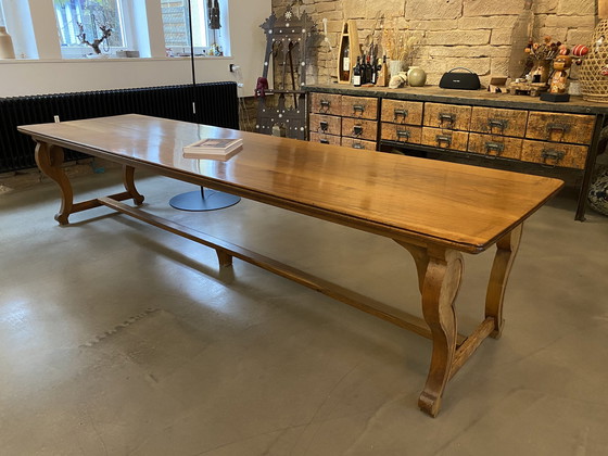 Image 1 of Monastery table refectory table Monastery table country house dining table France 18th/19th century walnut 325cm