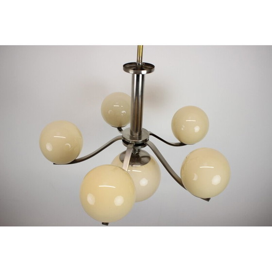 Image 1 of Vintage Art Deco chandelier, Czechoslovakia 1930s