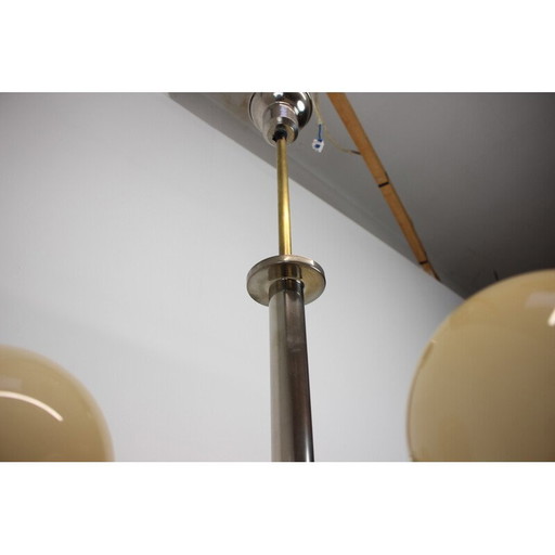 Vintage Art Deco chandelier, Czechoslovakia 1930s