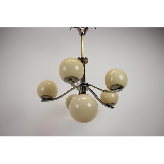 Image 1 of Vintage Art Deco chandelier, Czechoslovakia 1930s