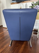 2x Pelle Divani armchair