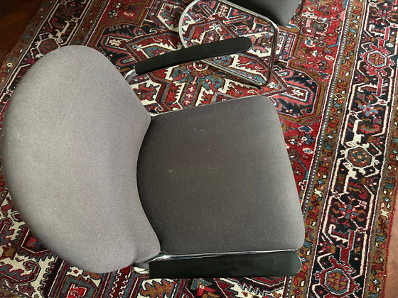 Image 1 of 2X Gispen Chairs, Model 413