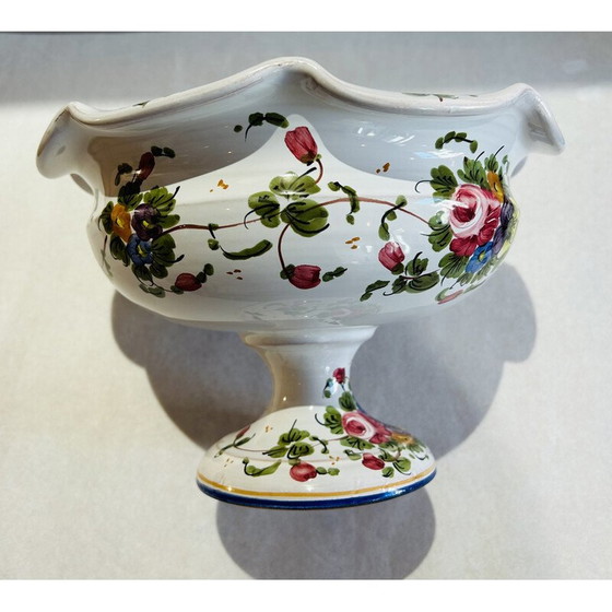 Image 1 of Vintage Mazzettie ceramic fruit bowl by Simonetti