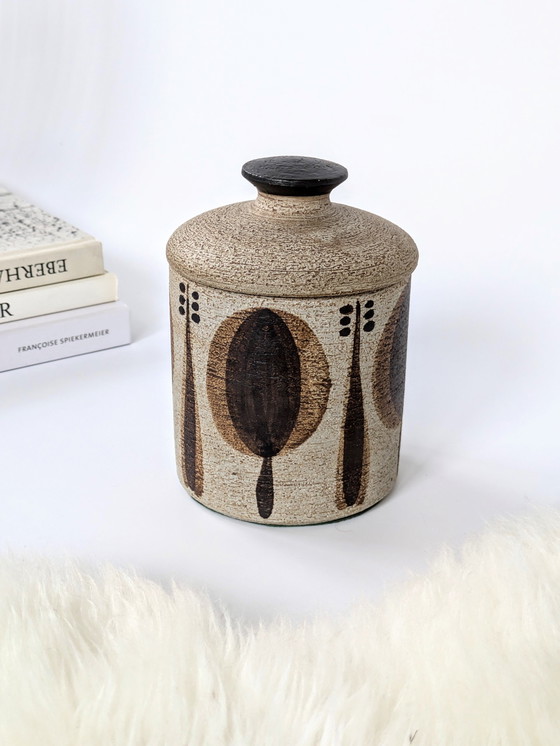 Image 1 of Ceramic Lidded Box | Peter Müller For Sgrafo | 1970'S West German Pottery