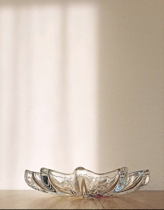 Image 1 of Ciotola in vetro a forma di stella in cristallo Walther vintage