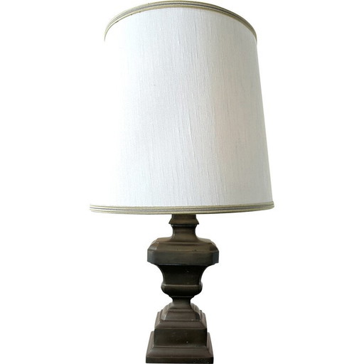 Lampada vintage in ottone massiccio, 1950-1960