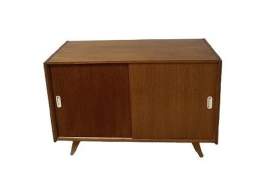 Vintage Sideboard With Sliding Doors