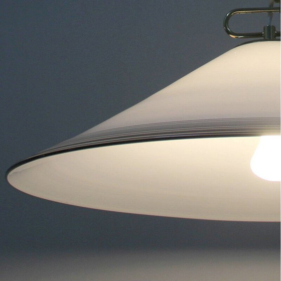 Image 1 of Lampada a sospensione vintage in vetro di Murano, 1980