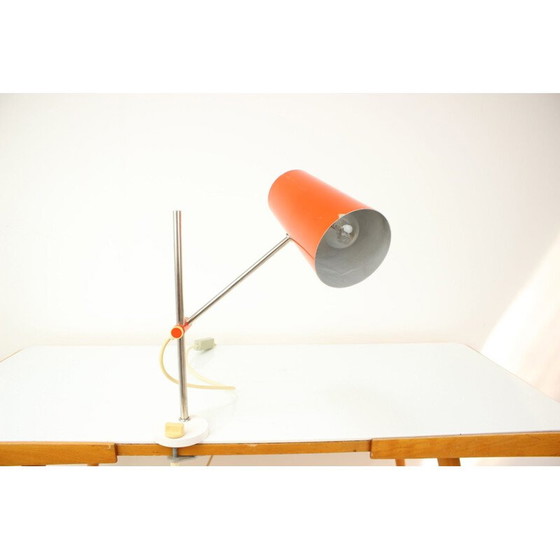 Image 1 of Lampada vintage in metallo rosso, Germania 1970