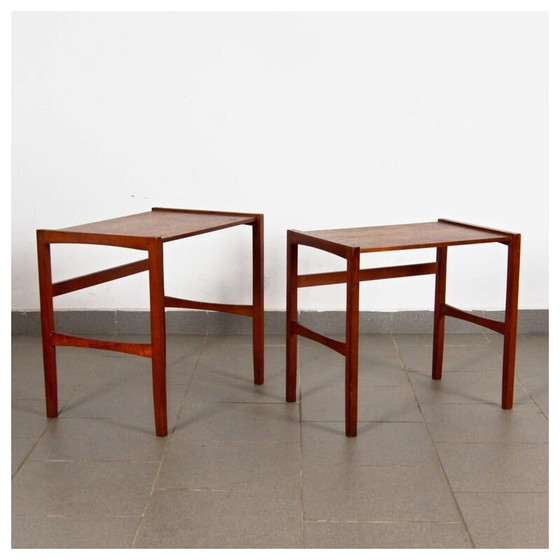 Image 1 of Vintage Set of 2 vintage nesting tables, Denmark - 1960s
