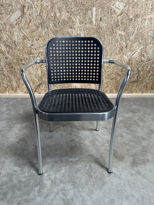 The Padova Silver design canteen chair