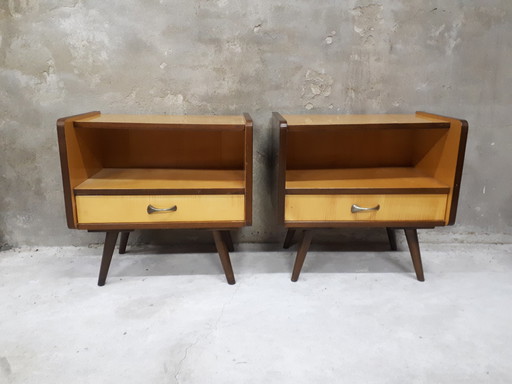 50's 2 vintage nightstands
