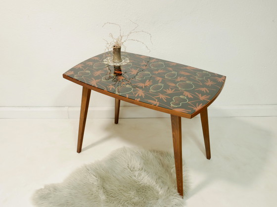 Image 1 of Vintage coffee table with glass insert, 60s, Germany