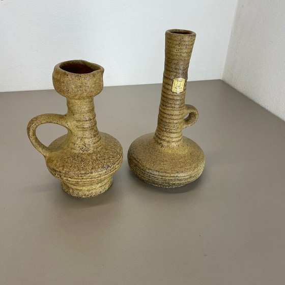 Image 1 of Pair of vintage ceramic vases by Vest Keramiek, Netherlands 1970s