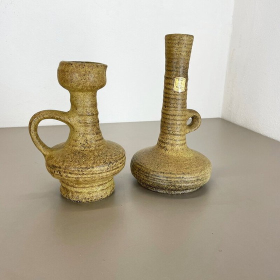 Image 1 of Pair of vintage ceramic vases by Vest Keramiek, Netherlands 1970s