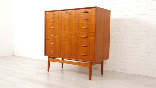 Chest of drawers | Danish design | Teak | Johannes Sorth | 102 cm