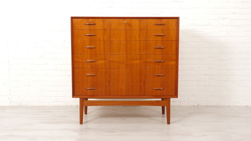 Chest of drawers | Danish design | Teak | Johannes Sorth | 102 cm