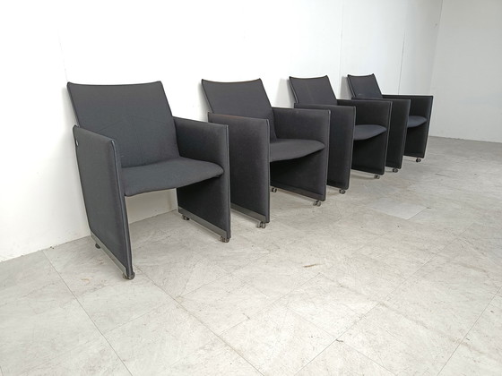 Image 1 of 4x Artifort Geoffrey Harcourt Montana armchairs