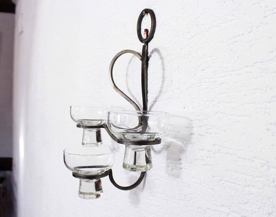 Image 1 of Harlyk scandinavian wall candlestick 1960