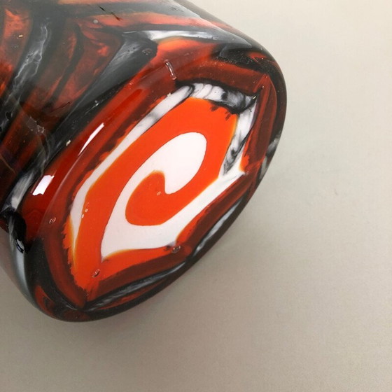 Image 1 of Grande vaso vintage multicolore in stile Pop Art opalino di Firenze, Italia, anni '70