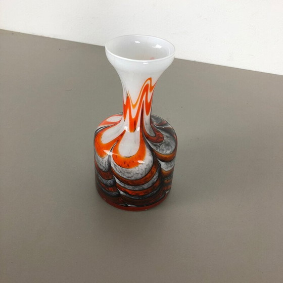 Image 1 of Grande vaso vintage multicolore in stile Pop Art opalino di Firenze, Italia, anni '70