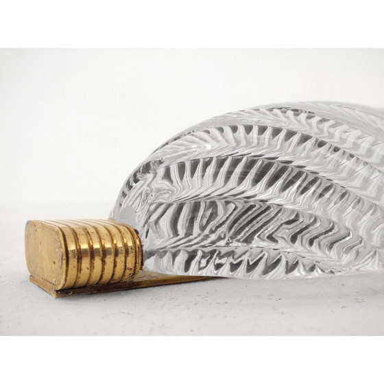 Image 1 of Lampada da parete vintage in vetro e ottone di Scarpa Carlo design per Venini, Italia 1930