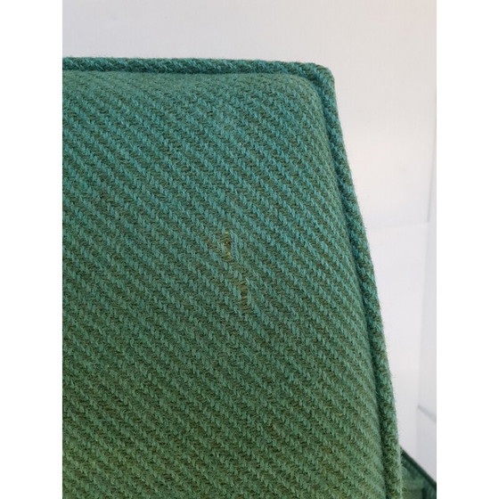 Image 1 of Poltrona vintage in legno e tessuto, 1980