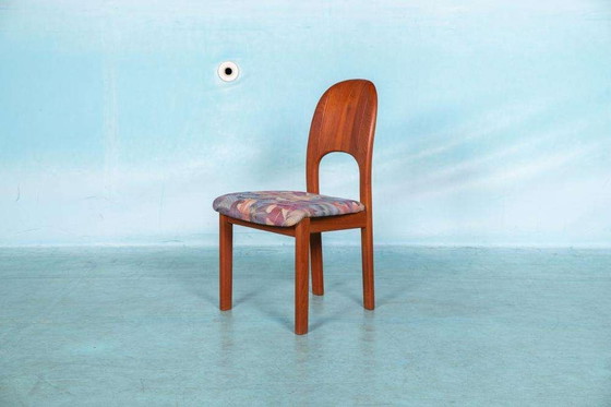 Image 1 of Sillas de comedor de diseño danés Japandi de teca de los años 70