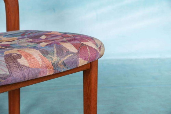 Image 1 of Sillas de comedor de diseño danés Japandi de teca de los años 70