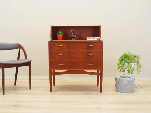 Teak Secretary, Danish Design, 1970S, Production: Denmark