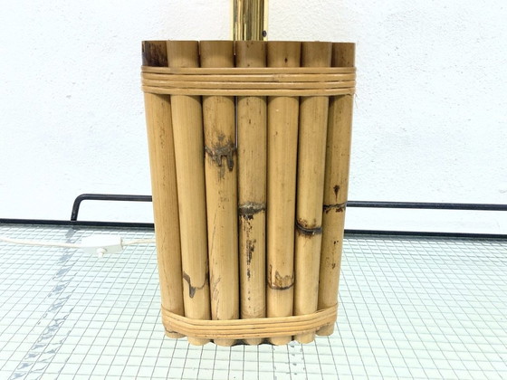 Image 1 of German table lamp from Leola made of bamboo