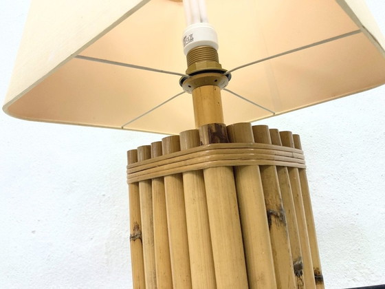 Image 1 of German table lamp from Leola made of bamboo