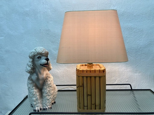 German table lamp from Leola made of bamboo