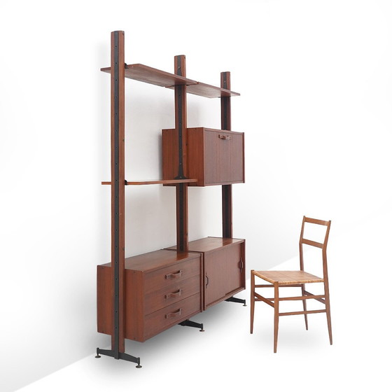 Image 1 of 2-Bay Bookcase, 1950S