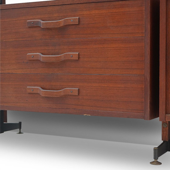 Image 1 of 2-Bay Bookcase, 1950S