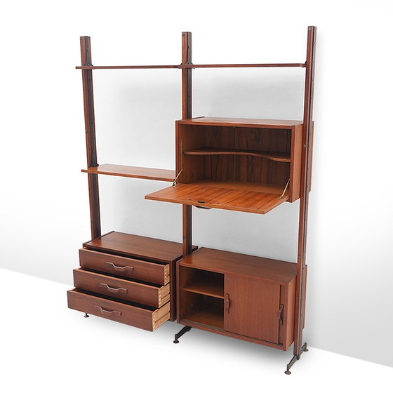 Image 1 of 2-Bay Bookcase, 1950S