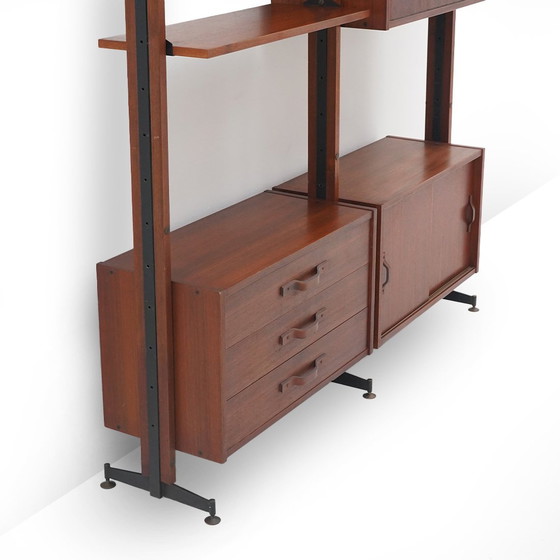 Image 1 of 2-Bay Bookcase, 1950S