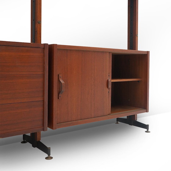 Image 1 of 2-Bay Bookcase, 1950S