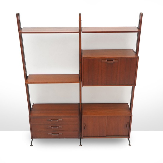 Image 1 of 2-Bay Bookcase, 1950S