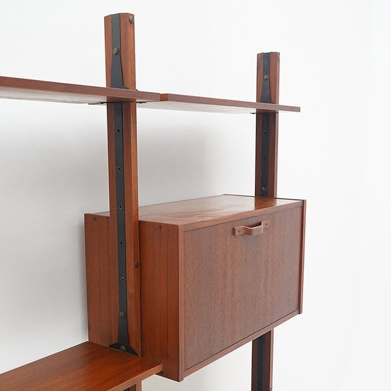 Image 1 of 2-Bay Bookcase, 1950S