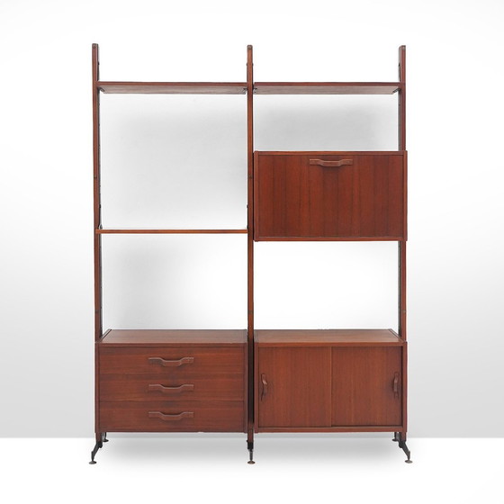 Image 1 of 2-Bay Bookcase, 1950S