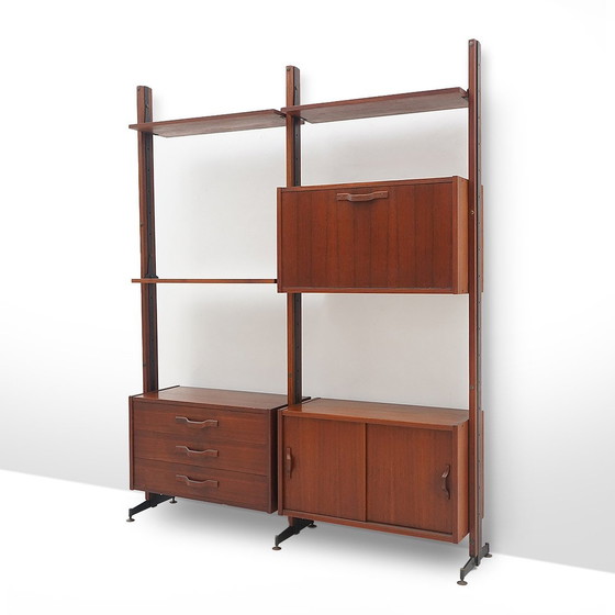 Image 1 of 2-Bay Bookcase, 1950S