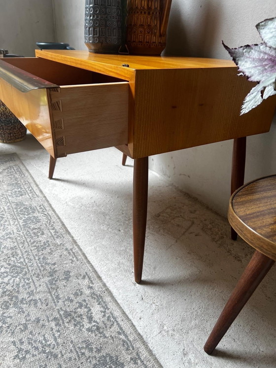 Image 1 of Century 60s Chest of Drawers Lowboard On Slender High Legs