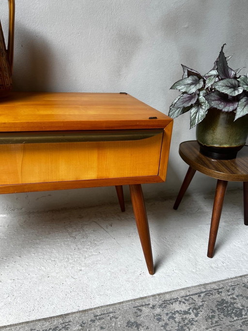 Century 60s Chest of Drawers Lowboard On Slender High Legs