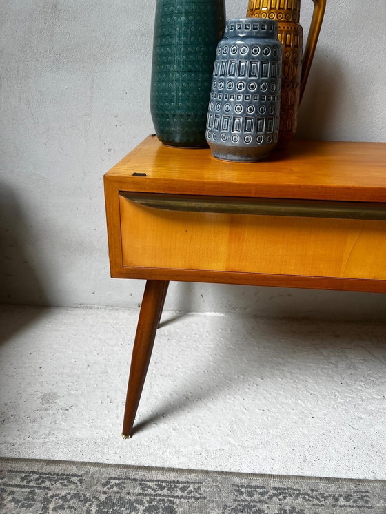 Image 1 of Century 60s Chest of Drawers Lowboard On Slender High Legs