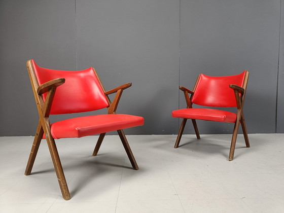 Image 1 of Fauteuils Mid Century par Dal Vera, 1960S - Lot de 2