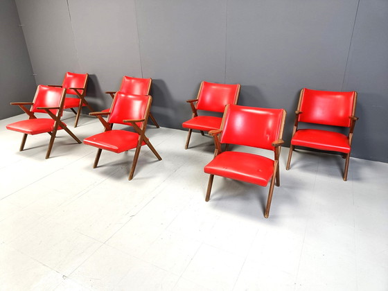 Image 1 of Mid Century Armchairs By Dal Vera, 1960S - Set Of 2