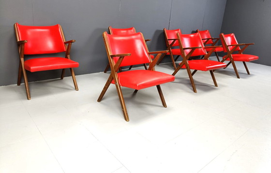 Image 1 of Mid Century Armchairs By Dal Vera, 1960S - Set Of 2