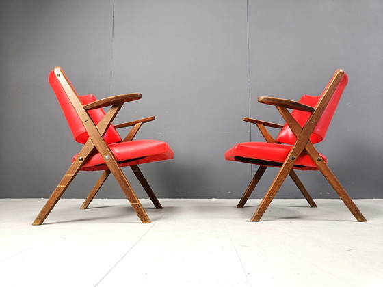 Image 1 of Mid Century Armchairs By Dal Vera, 1960S - Set Of 2